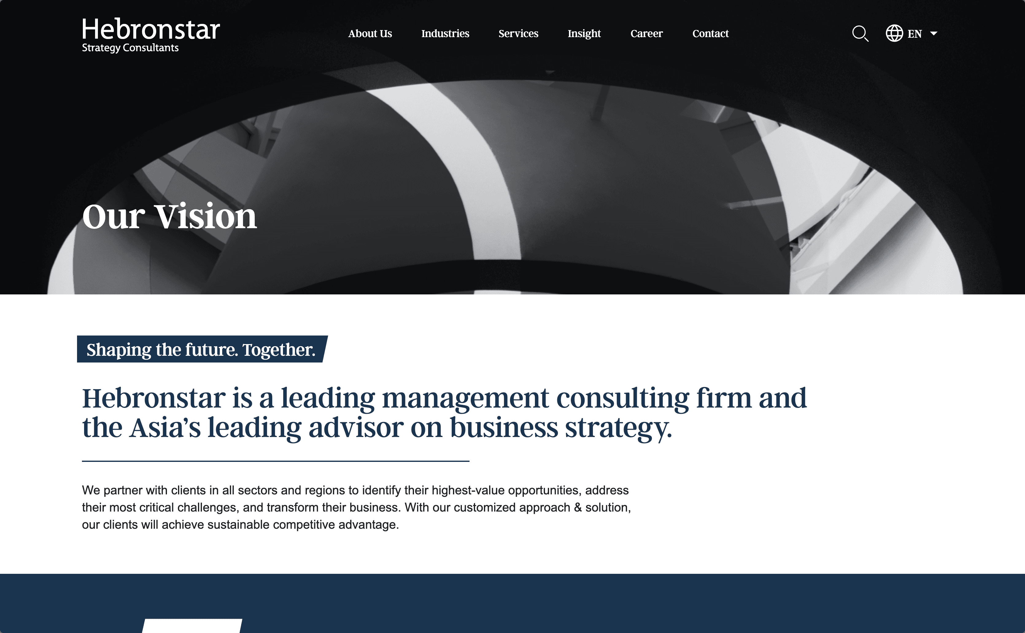 Hebronstar — Website B2B & Platform Rekrutmen preview
